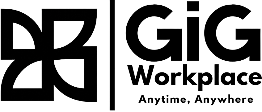 Gig Workplace logo Black PNG